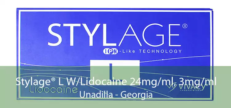 Stylage® L W/Lidocaine 24mg/ml, 3mg/ml Unadilla - Georgia