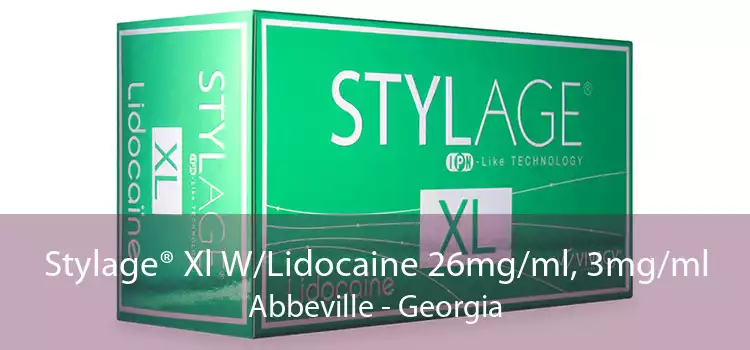 Stylage® Xl W/Lidocaine 26mg/ml, 3mg/ml Abbeville - Georgia