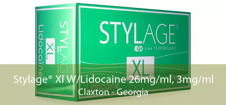 Stylage® Xl W/Lidocaine 26mg/ml, 3mg/ml Claxton - Georgia