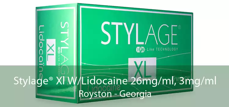 Stylage® Xl W/Lidocaine 26mg/ml, 3mg/ml Royston - Georgia