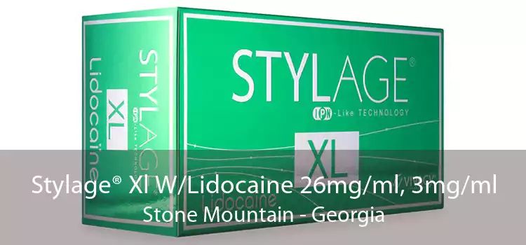 Stylage® Xl W/Lidocaine 26mg/ml, 3mg/ml Stone Mountain - Georgia