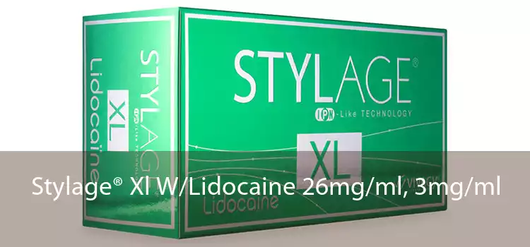 Stylage® Xl W/Lidocaine 26mg/ml, 3mg/ml 