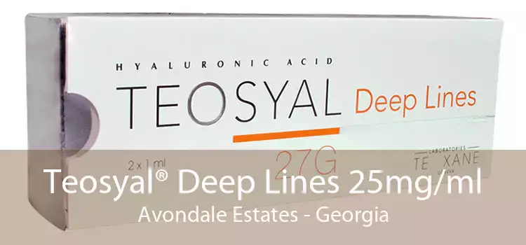 Teosyal® Deep Lines 25mg/ml Avondale Estates - Georgia