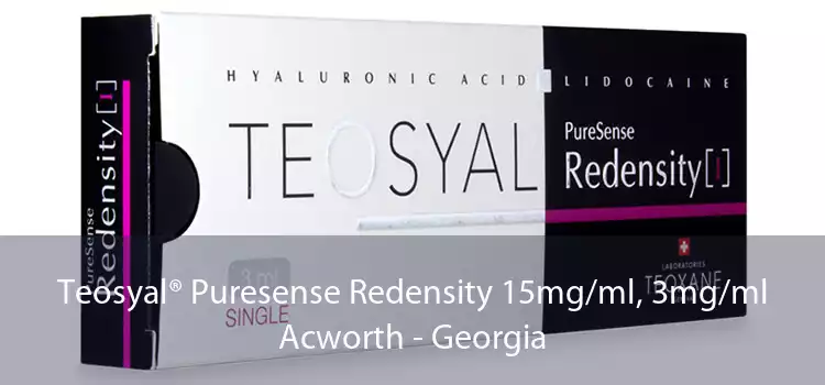 Teosyal® Puresense Redensity 15mg/ml, 3mg/ml Acworth - Georgia