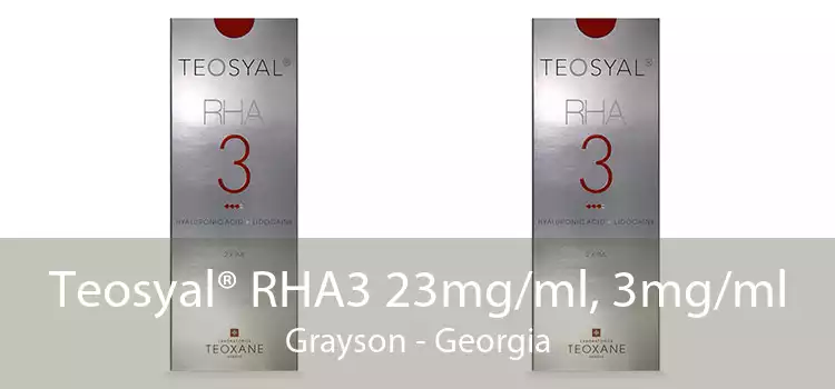 Teosyal® RHA3 23mg/ml, 3mg/ml Grayson - Georgia