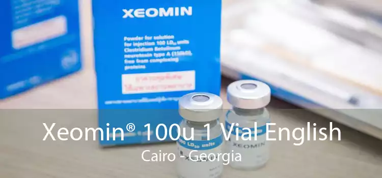 Xeomin® 100u 1 Vial English Cairo - Georgia