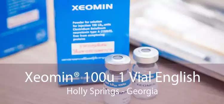 Xeomin® 100u 1 Vial English Holly Springs - Georgia