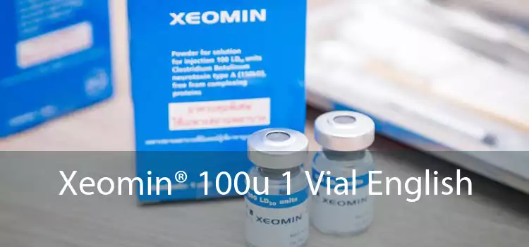 Xeomin® 100u 1 Vial English 