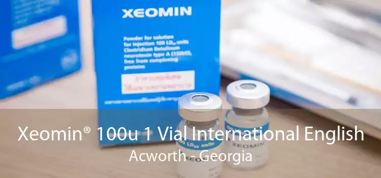 Xeomin® 100u 1 Vial International English Acworth - Georgia