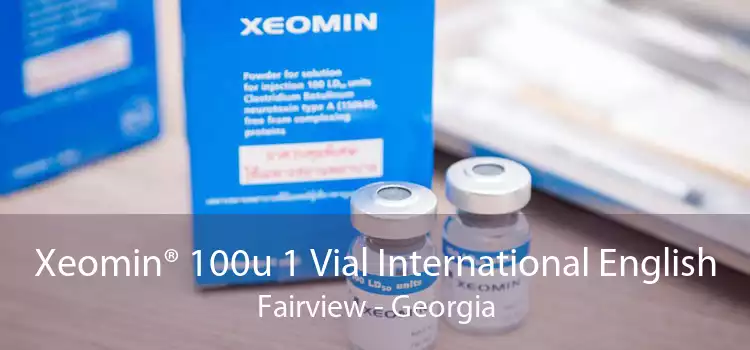 Xeomin® 100u 1 Vial International English Fairview - Georgia