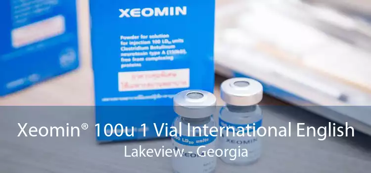 Xeomin® 100u 1 Vial International English Lakeview - Georgia