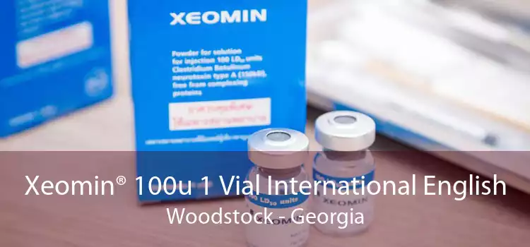 Xeomin® 100u 1 Vial International English Woodstock - Georgia