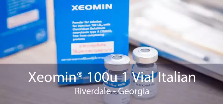 Xeomin® 100u 1 Vial Italian Riverdale - Georgia