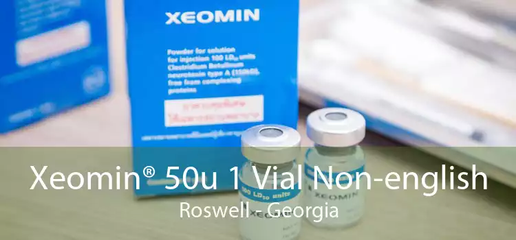 Xeomin® 50u 1 Vial Non-english Roswell - Georgia