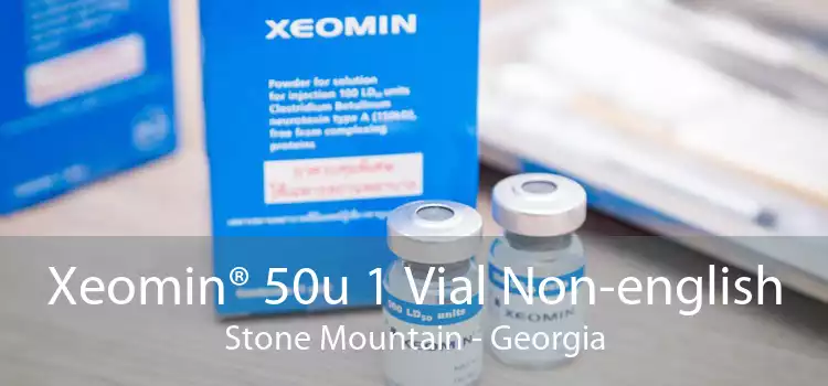 Xeomin® 50u 1 Vial Non-english Stone Mountain - Georgia