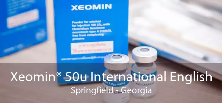 Xeomin® 50u International English Springfield - Georgia